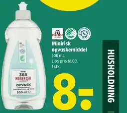Coop 365 Minirisk opvaskemiddel tilbud