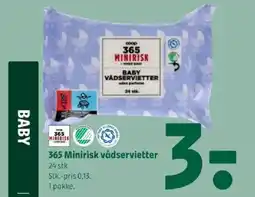 Coop 365 365 Minirisk vådservietter tilbud