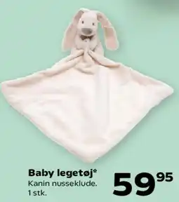 SuperBrugsen Baby legetøj - Kanin nusseklud tilbud