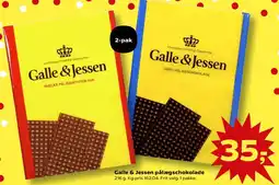 SuperBrugsen Galle & Jessen pålægschokolade tilbud