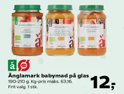 SuperBrugsen Änglamark babymad på glas tilbud
