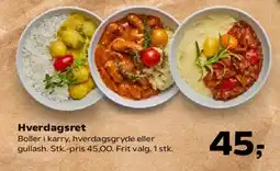 SuperBrugsen Hverdagsret tilbud