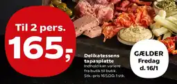 SuperBrugsen Delikatessens tapasplatte tilbud