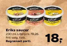 SuperBrugsen Eriks saucer tilbud