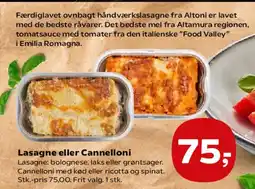 SuperBrugsen Lasagne eller Cannelloni tilbud