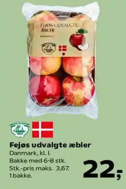 SuperBrugsen Fejøs udvalgte æbler tilbud
