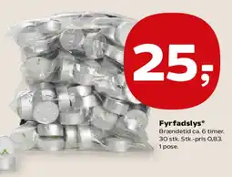 SuperBrugsen Fyrfadslys tilbud