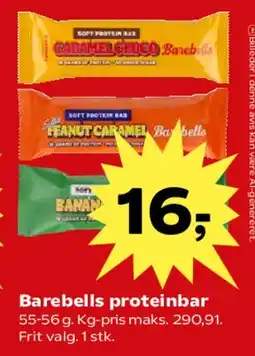 SuperBrugsen Barebells proteinbar tilbud