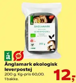 SuperBrugsen Ånglamark økologisk leverpostej tilbud