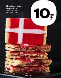 SuperBrugsen Hindbær- eller flagsnitte tilbud