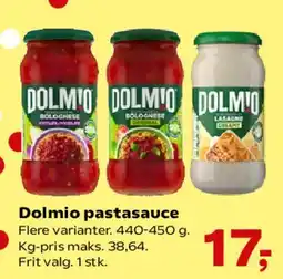 SuperBrugsen Dolmio pastasauce tilbud