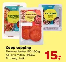 SuperBrugsen Coop topping tilbud