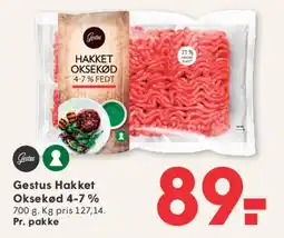 SPAR Gæstus Hakket Oksekød 4-7 % tilbud