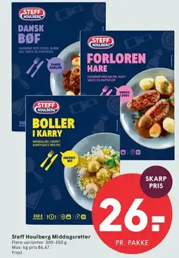 SPAR Steff Houlberg Middagsretter tilbud