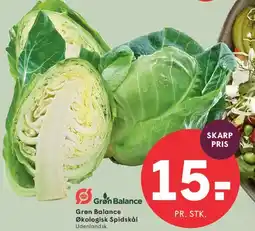 SPAR Økologisk Spidskål tilbud