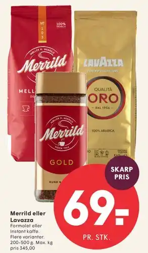 SPAR Merrild eller Lavazza tilbud