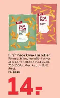 SPAR First Price Ovn-Kartofler tilbud