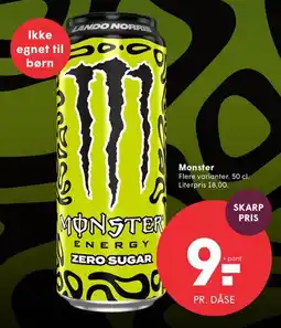 SPAR Monster Energy Zero Sugar tilbud