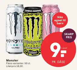 SPAR Monster tilbud
