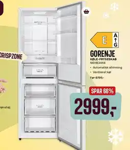 Skousen Gorenje KØLE-FRYSKAB N619EAW4 tilbud