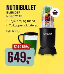 Skousen Nutribullet blender tilbud