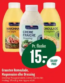 Min Købmand Graasten Remoulade, Mayonnaise eller Dressing tilbud