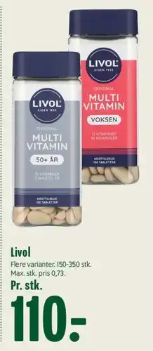 Min Købmand Livol multivitamin tilbud