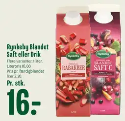 Min Købmand Rynkeby Blandet Saft eller Drik tilbud