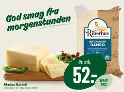 Min Købmand Riberhus Mellemlagret Danbo (Skæreost) tilbud