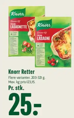 Min Købmand Knorr Retter tilbud