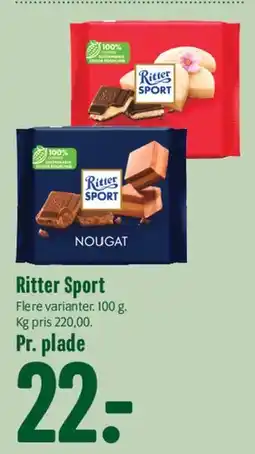 Min Købmand Ritter Sport tilbud