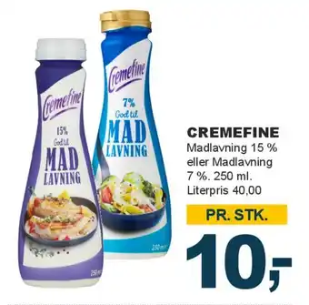 Let-Køb Cremefine Madlavning tilbud