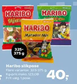 Kvickly Haribo slikpose tilbud