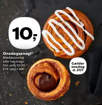 Kvickly Onsdagsnegl tilbud