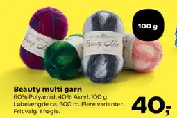 Kvickly Beauty multi garn tilbud