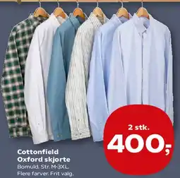 Kvickly Cottonfield Oxford skjorte tilbud