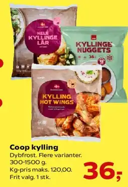 Kvickly Coop kylling tilbud