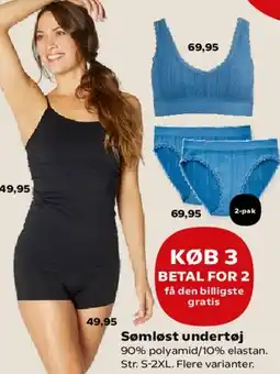 Kvickly Sømløst undertøj tilbud