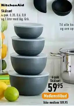 Imerco KitchenAid Skålset (4-pak) tilbud