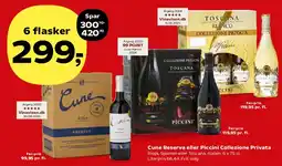 Kvickly Cune Reserva eller Piccini Collezione Privata tilbud