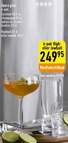 Imerco Opera glas (6-pak) tilbud