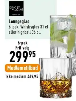 Imerco Loungeglas 6-pak tilbud