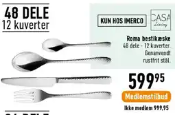 Imerco Bestiksæt / Bestiksæske tilbud