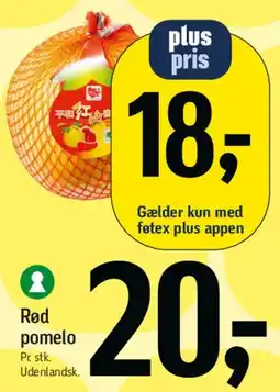 Føtex Rød pomelo tilbud