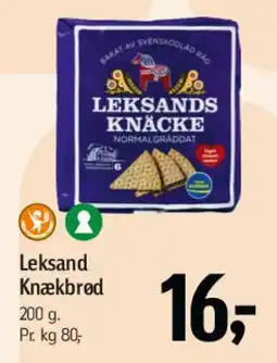 Føtex Leksands knækbrød tilbud