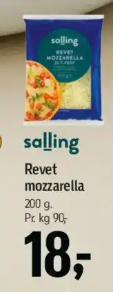 Føtex Revet mozzarella tilbud
