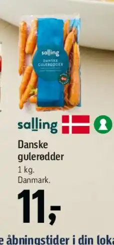 Føtex Danske gulerødder tilbud