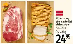 Føtex Ribbenssteg eller nakkefilet af dansk gris tilbud
