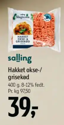 Føtex Hakket okse-/grisekød tilbud