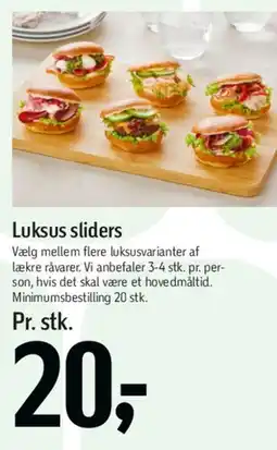 Føtex Luksus sliders tilbud